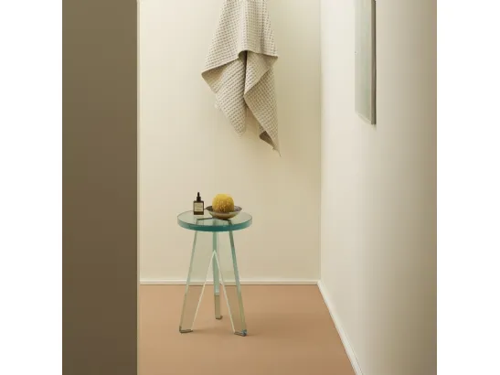 Tavolino Crystal Stool di Glas Italia