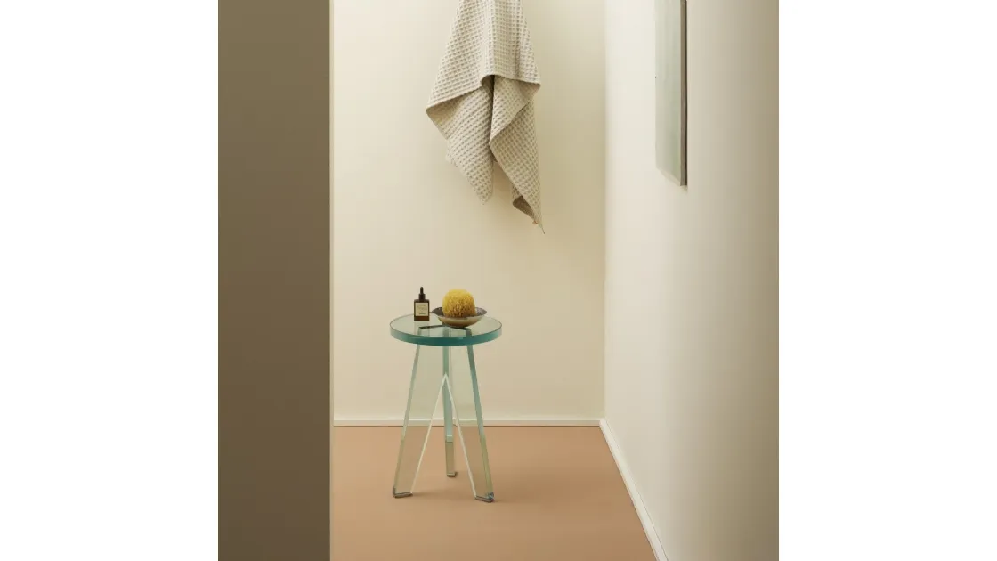 Tavolino Crystal Stool di Glas Italia