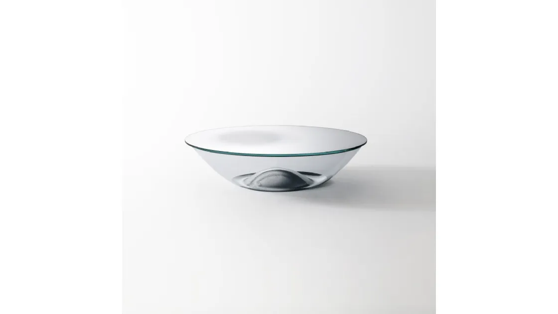 Tavolino in cristallo Nacre di Glas Italia