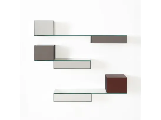 Mensole Ollie Wall Unit di Glas Italia