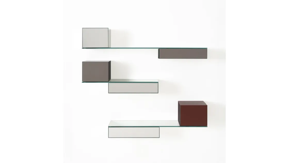 Mensole Ollie Wall Unit di Glas Italia