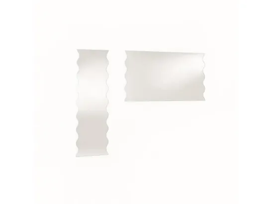 Specchi Onda con bordi ondulati di Glas Italia