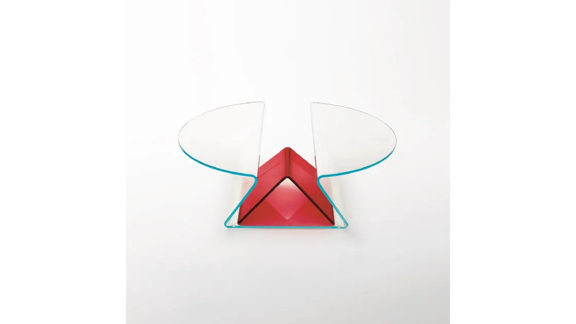Tavolino Plissé di Glas Italia