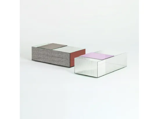 Tavolino Spectrum in cristallo di Glas Italia