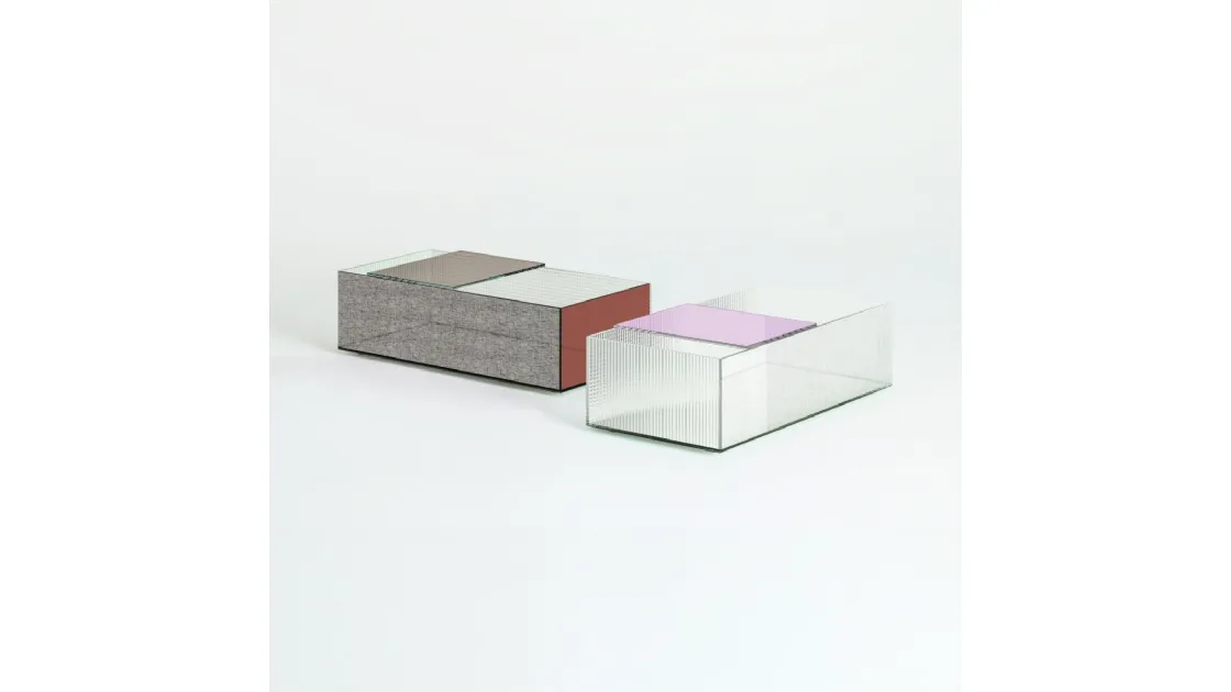 Tavolino Spectrum in cristallo di Glas Italia