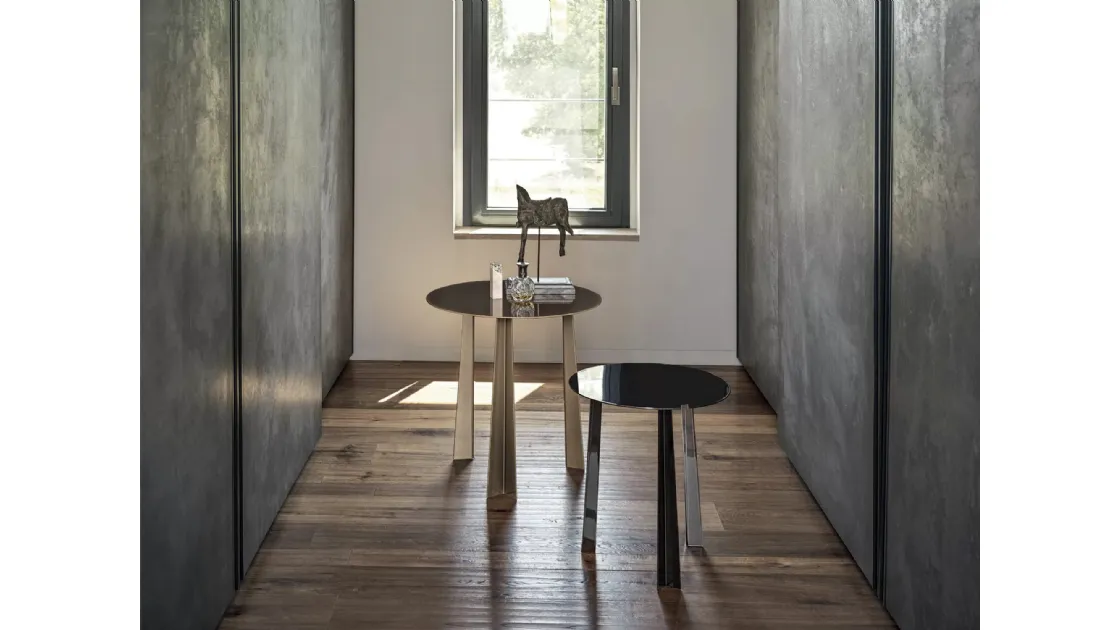 Tavolino Tao in metallo laccato di Bontempi