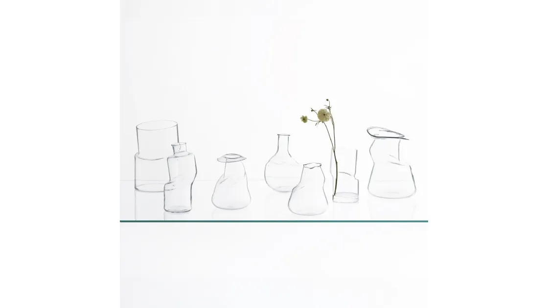 Vasi Transformer in cristallo di Glas Italia