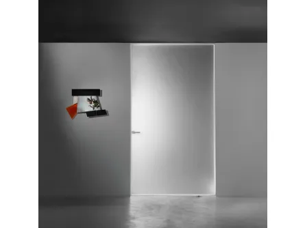 Porta per interni Aladin Pivot Plain Mono di Glas Italia