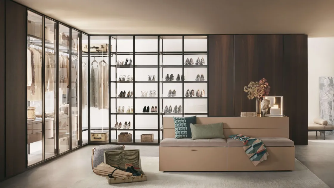 Armadio con anta battente Dandy di Lema