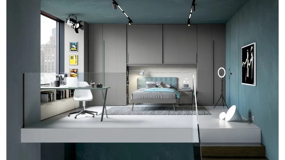 Cameretta a ponte Layout 04B di Doimo Cityline