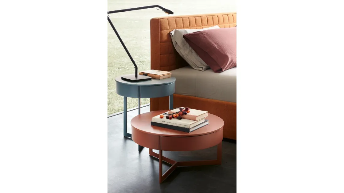 Comodino rotondo Sign di Lema