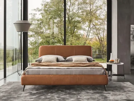 Letto in pelle Aris di Ditre Italia