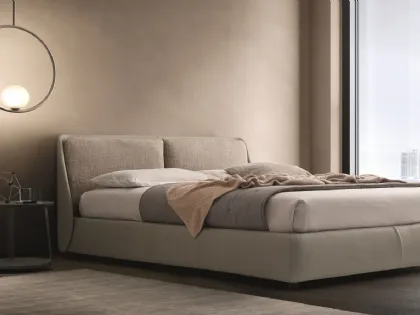 Letto matrimoniale con box contenitore Picolit di Lema