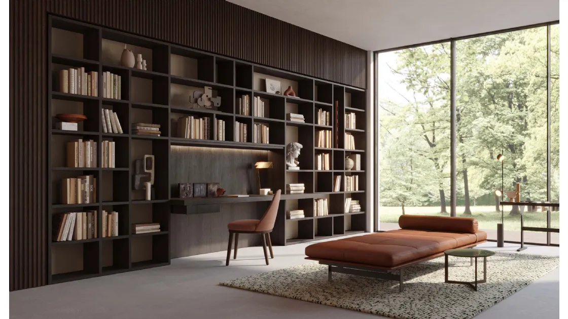 Libreria in legno Selecta di Lema