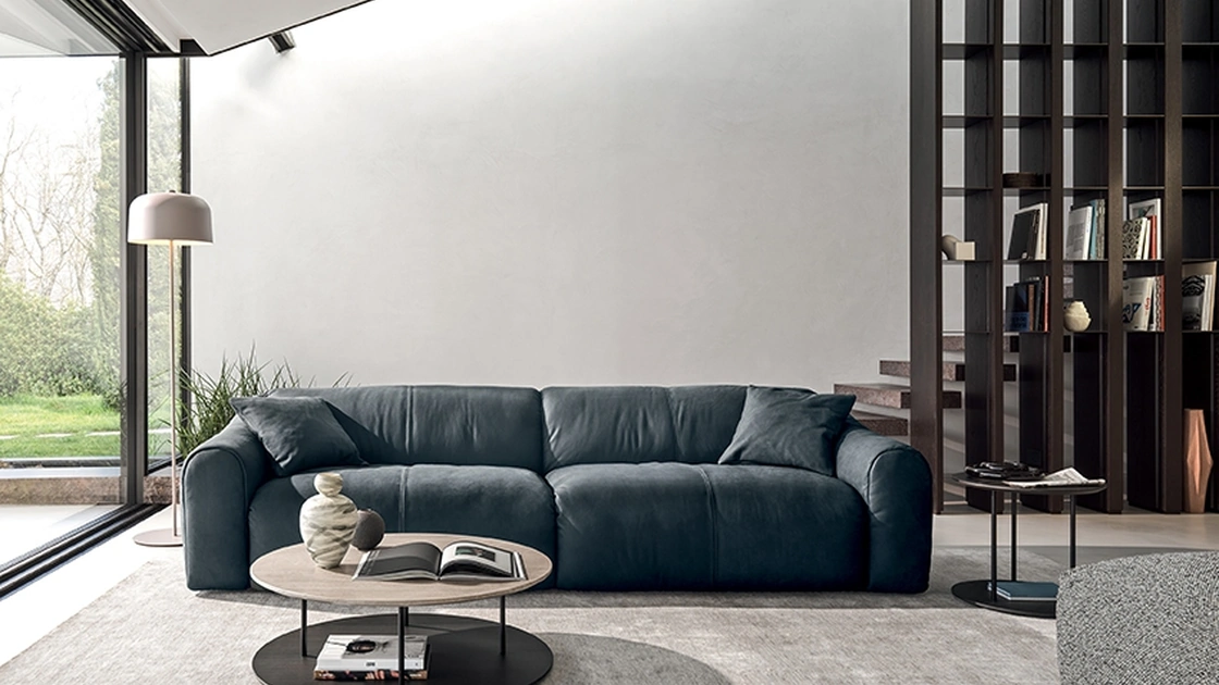 Salotto in pelle Daily di Ditre Italia