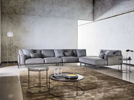 Divano con penisola Kris di Ditre Italia