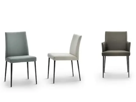 Sedia con o senza braccioli Mila di Bontempi