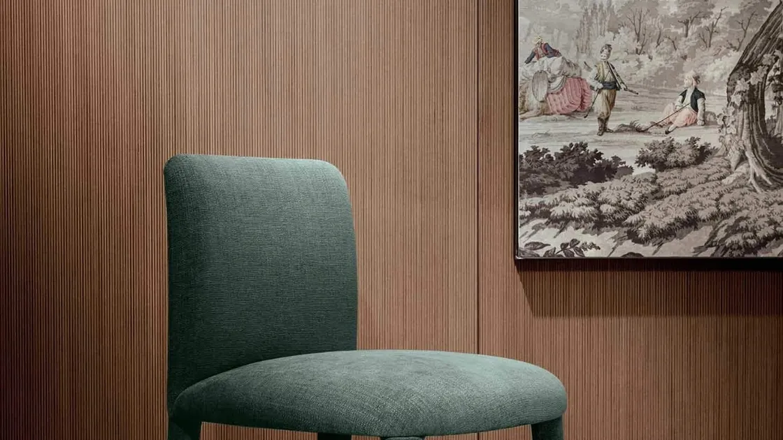 Sedia imbottita Babi di Lema