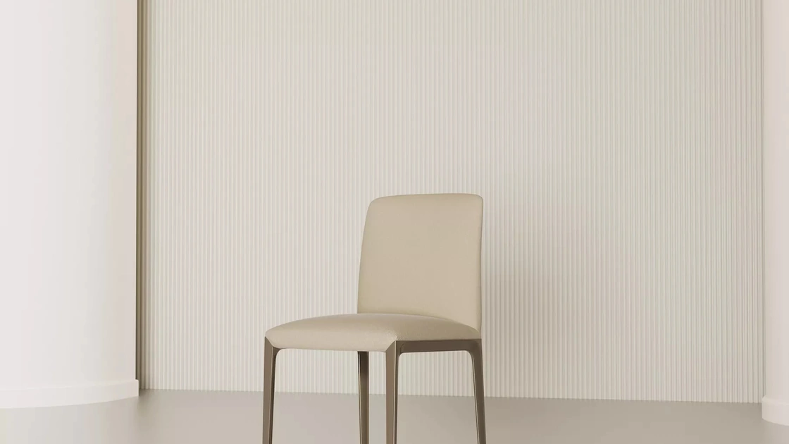 Sedia Opera in pelle di Bontempi