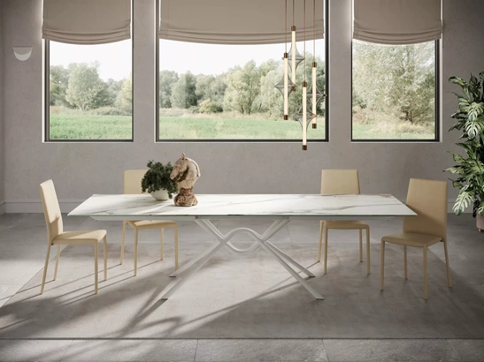 Tavolo Hunter in SuperMarmo di Bontempi