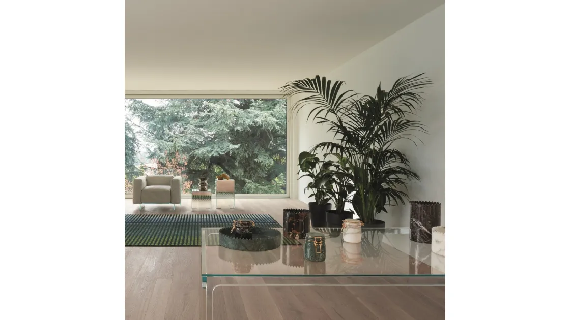 Tavolo Oscar Rettangolare di Glas Italia