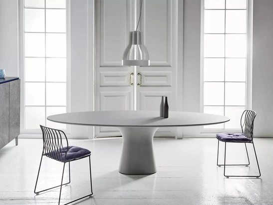 Tavolo Podium in cemento di Bontempi