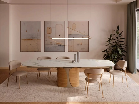 Tavolo Talos in SuperMarmo di Bontempi