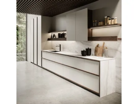 Cucina Design lineare in laccato Arena di Maistri