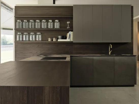 Cucina Design con penisola Viva 08 di Maistri