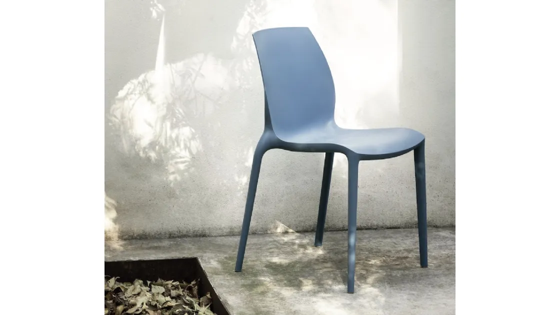 Sedia da giardino impilabile Hidra Outdoor di Bontempi